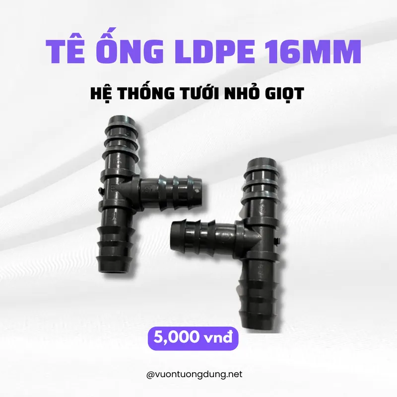 Sản phẩm te ong ldpe 16mm 1  05 06 2023 10 28 48 — Công Ty TNHH SX TM DV Quang Anh — MST 0317009121