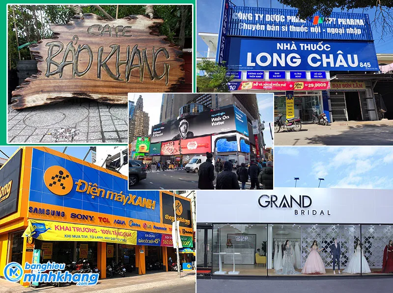 Sản phẩm cac loai bien quang cao — Công Ty TNHH Thiết Kế In ấn Minh Khang — MST 0317056890