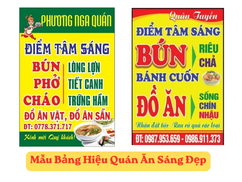 Sản phẩm bien quang cao an sang — Công Ty TNHH Thiết Kế In ấn Minh Khang — MST 0317056890