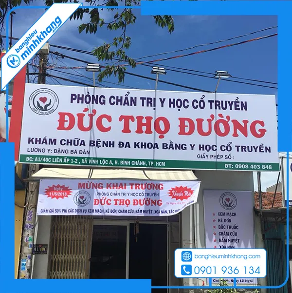 Sản phẩm bang hieu phong kham dong y 5 — Công Ty TNHH Thiết Kế In ấn Minh Khang — MST 0317056890