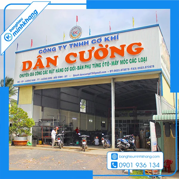 Sản phẩm bang hieu co khi 3 — Công Ty TNHH Thiết Kế In ấn Minh Khang — MST 0317056890