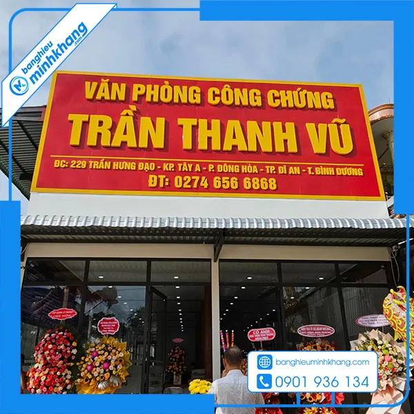 Sản phẩm bang hieu van phong cong chung 20 — Công Ty TNHH Thiết Kế In ấn Minh Khang — MST 0317056890