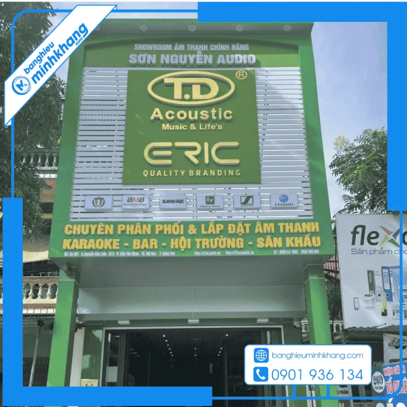 Sản phẩm bang hieu cua hang thiet bi am thanh 4 — Công Ty TNHH Thiết Kế In ấn Minh Khang — MST 0317056890