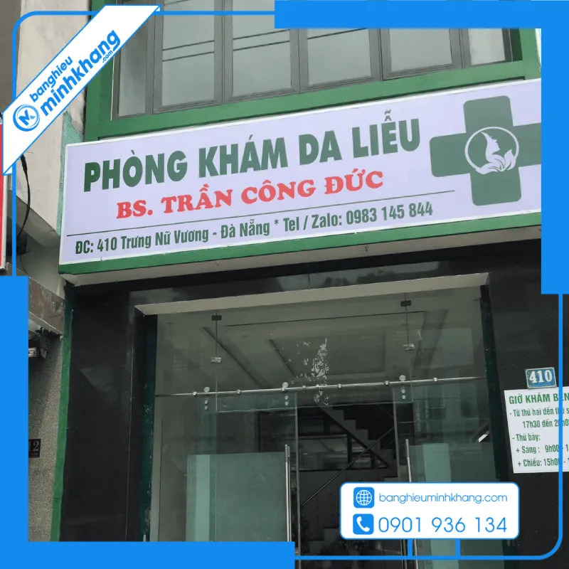 Sản phẩm bang hieu phong kham da lieu 12 — Công Ty TNHH Thiết Kế In ấn Minh Khang — MST 0317056890