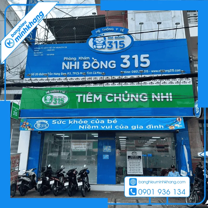 Sản phẩm bang hieu phong kham nhi 16 — Công Ty TNHH Thiết Kế In ấn Minh Khang — MST 0317056890