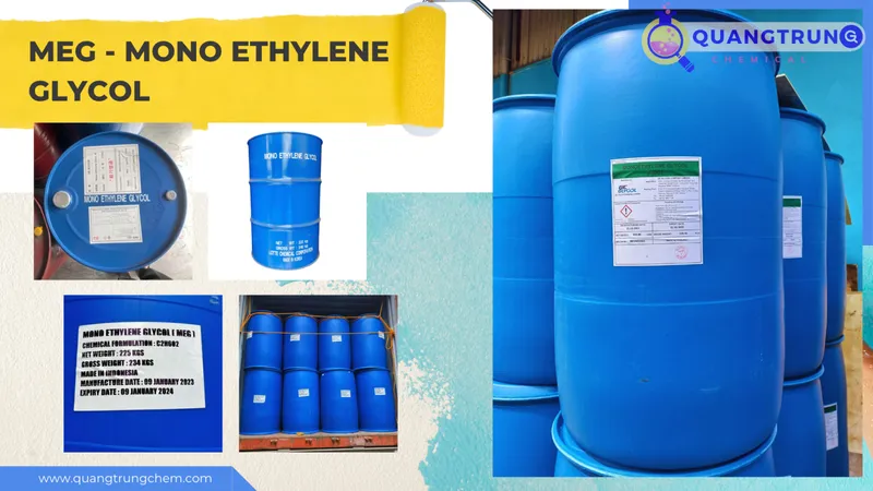 Sản phẩm MEG Mono Ethylene Glycol 1400x788 — Hóa Chất Quang Trung - Công Ty TNHH SX TM Quang Trung — MST 0317065768