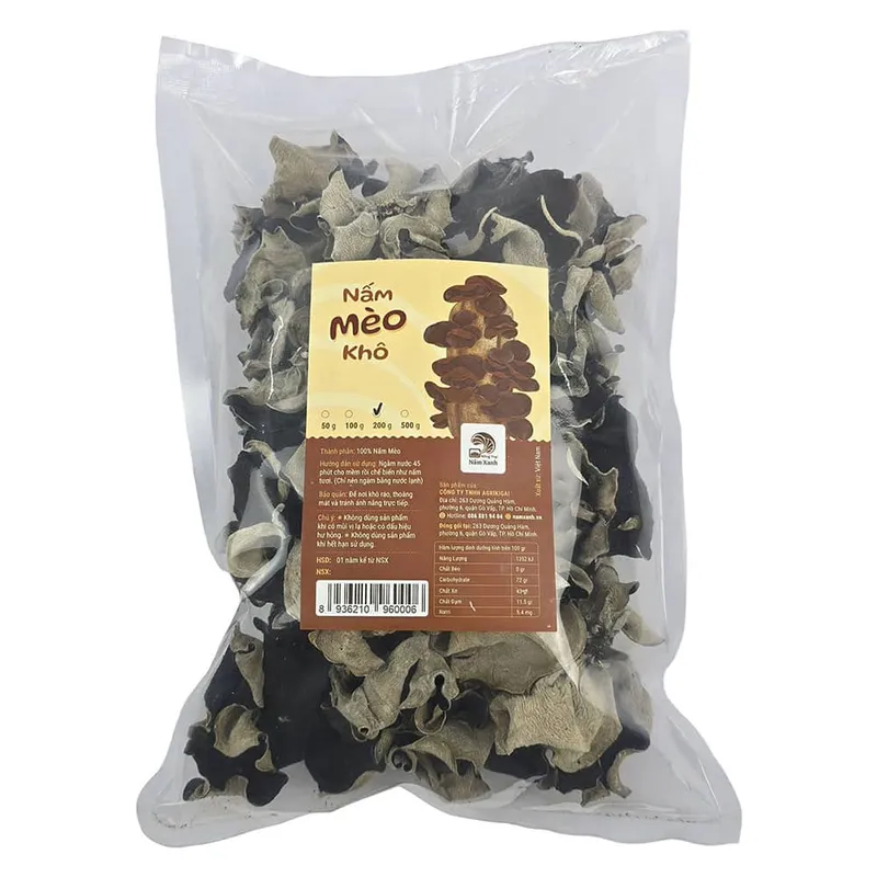 Sản phẩm nam meo kho moc nhi kho 200gr 1 — Công Ty TNHH AGRIKIGAI — MST 0317078076