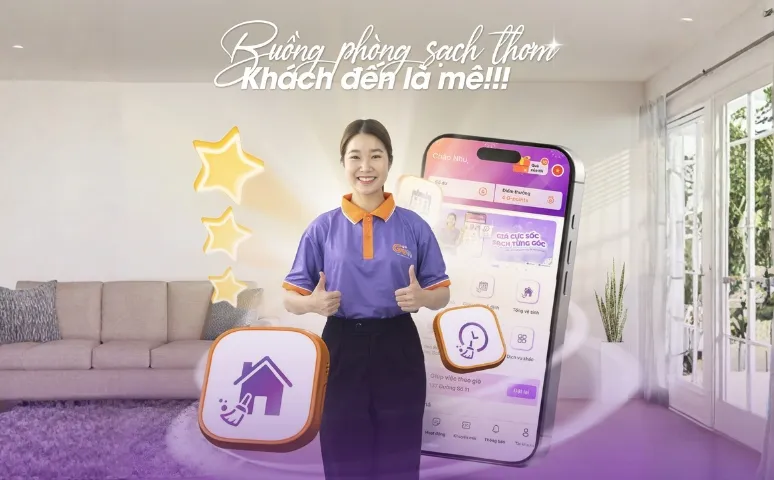 Sản phẩm services don dep buong phong — Công Ty TNHH Giải Pháp Công Nghệ Guvi — MST 0317084672