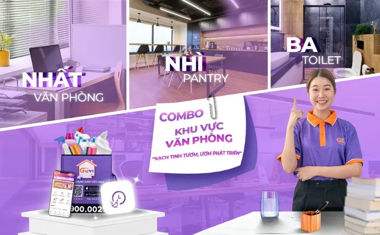 Sản phẩm services don dep van phong — Công Ty TNHH Giải Pháp Công Nghệ Guvi — MST 0317084672