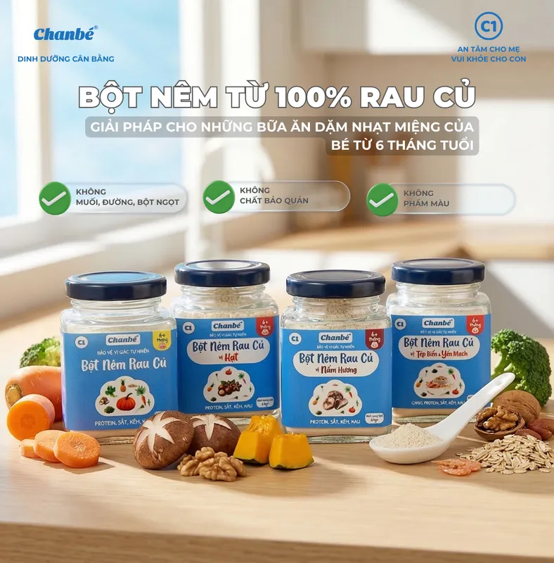 Sản phẩm bot nem rau cu cho be 6 thang chanbe 1 e1773805972905 — Công Ty Cổ Phần Chan Food — MST 0317123610