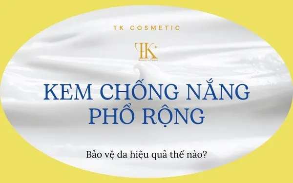 Sản phẩm kem chong nang pho rong — Công Ty TNHH TK Cosmetic — MST 0317142733
