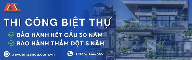 Sản phẩm thi cong biet thu — Xây Dựng An Cư - Công Ty TNHH Đầu Tư Phát Triển Nhà An Cư — MST 0317156768