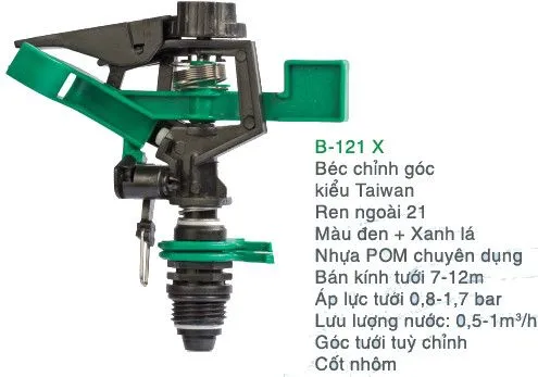 Sản phẩm bec phun canh dap chinh goc bb 121x rn mau xanh la 0x0 — Công Ty TNHH Thương Mại Dịch Vụ Mỹ Anh Safety — MST 0317179885