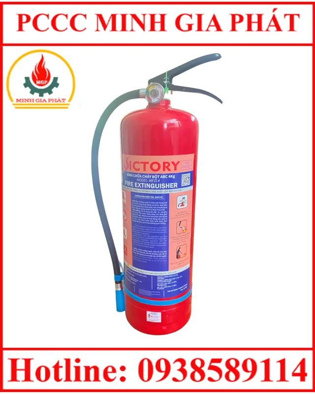 Sản phẩm Binh chua chay bot 4kg victory — Công Ty TNHH XNK TM Minh Gia Phát — MST 0317217347