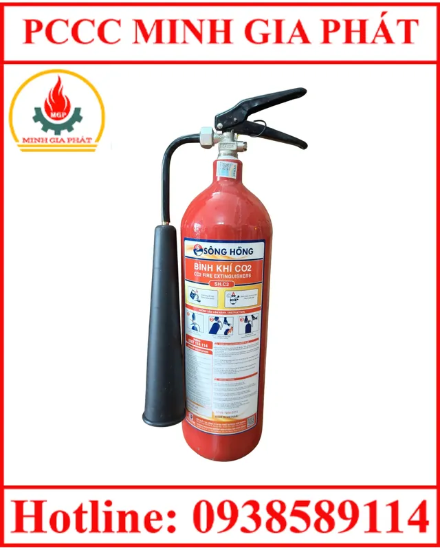 Sản phẩm Binh chua chay khi co2 3kg Song Hong — Công Ty TNHH XNK TM Minh Gia Phát — MST 0317217347