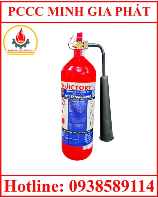 Sản phẩm Binh chua chay khi co2 3kg victory — Công Ty TNHH XNK TM Minh Gia Phát — MST 0317217347
