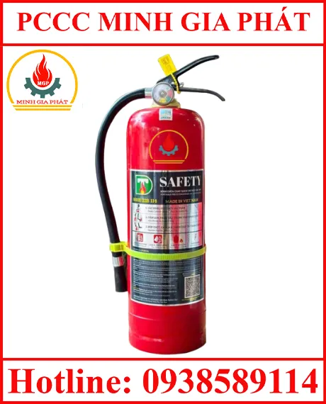 Sản phẩm binh chua chay bot abc 8kg safety — Công Ty TNHH XNK TM Minh Gia Phát — MST 0317217347