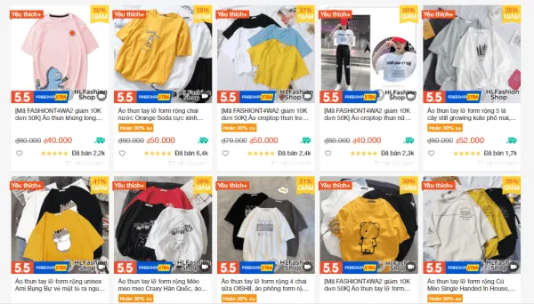 Sản phẩm HL Fashion — Xưởng Ngân Nguyễn - Xưởng Chuyên Sỉ áo Thun Tại TPHCM — MST 0317256561