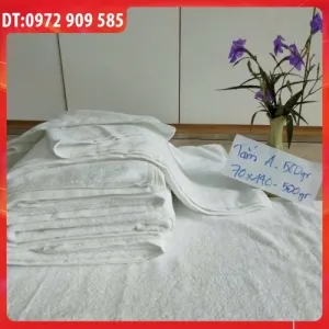 Sản phẩm khan tam khach san a 500gr 0 — Khăn Khách Sạn Giá Sỉ — MST 0317263992