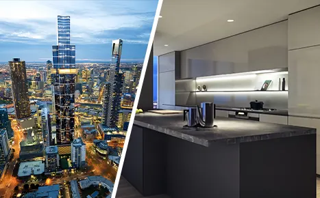 Sản phẩm australia 108 apartment kitchen project — Công Ty TNHH GranFord — MST 0317272651