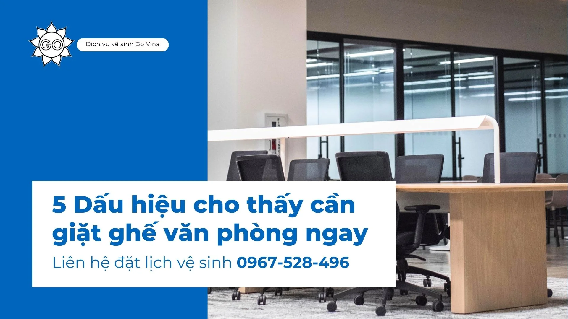 Sản phẩm 5 Dau hieu cho thay can giat ghe van phong — Công Ty TNHH Dịch Vụ Vệ Sinh Go Vina — MST 0317275317