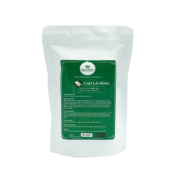 Sản phẩm CAO LÁ VẰNG — Công Ty Cổ Phần Thực Mỹ Phẩm ORGANICHERBS — MST 0317294630