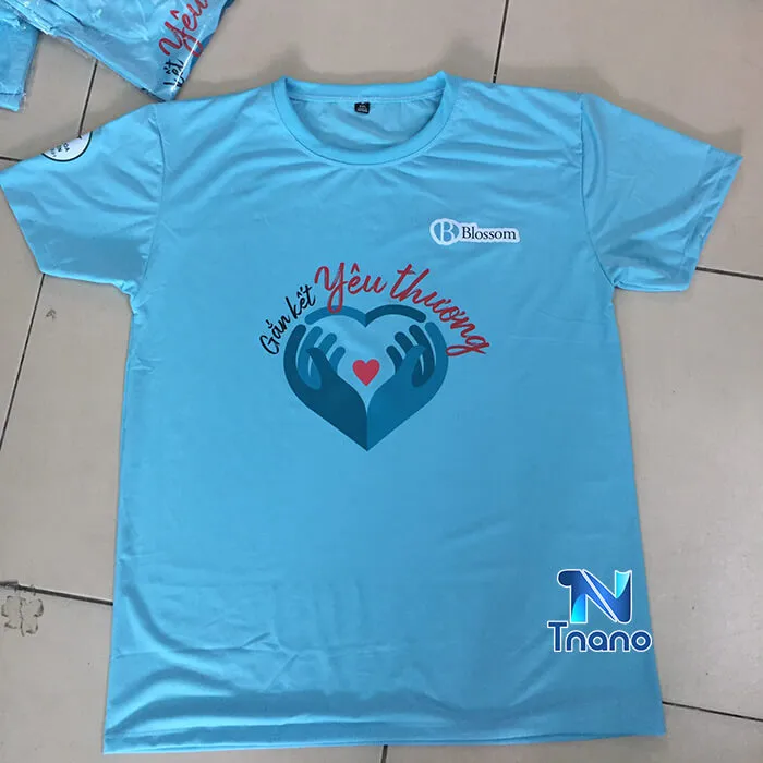 Sản phẩm ao thun cotton team building — Xưởng May TNano - Công Ty TNHH Đầu Tư Và May Mặc TNano — MST 0317296980