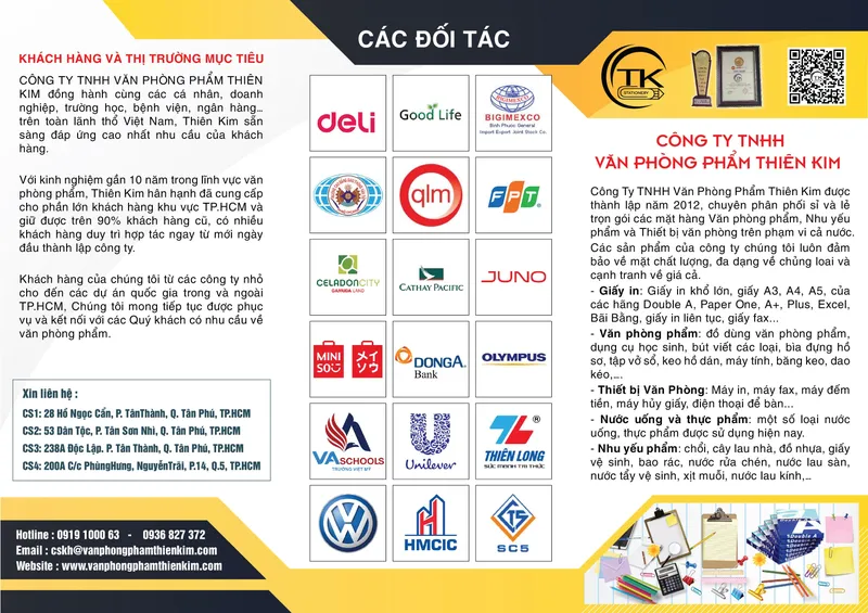 Sản phẩm BrochureTKA — Công Ty TNHH Sản Xuất Thương Mại Xuất Nhập Khẩu Bảo Khang Vina — MST 0317316563
