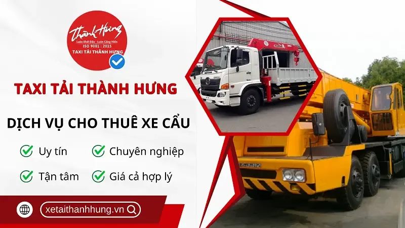 Sản phẩm thue xe cau xetaithanhhung 1 — Công Ty TNHH Đầu Tư Thương Mại Dịch Vụ Thành Hưng Việt Nam — MST 0317333079
