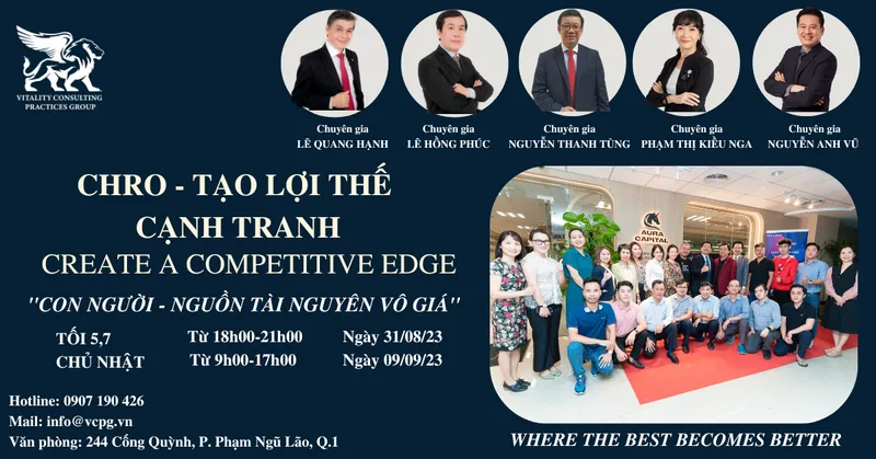 Sản phẩm poster CEO CFO CHRO — Công Ty TNHH Vitality Consulting Practices Group — MST 0317345934