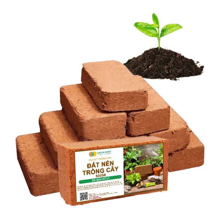 Sản phẩm dat nen huu co greenhome 500g 11 — Công Ty TNHH Dịch Vụ Đầu Tư Hoàng Hưng — MST 0317353244