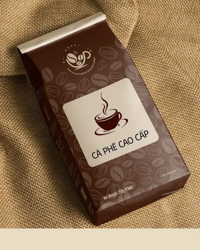 Sản phẩm bao bi ca phe in san — Công Ty TNHH Thương Mại Dịch Vụ Bao Bì BABICA — MST 0317357841
