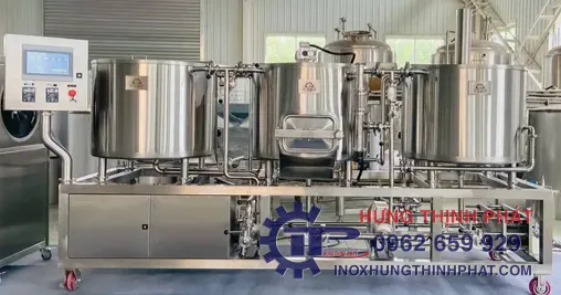 Sản phẩm he nau bia thu cong 200L — Công ty TNHH Cơ Khí Chế Tạo Máy Hưng Thịnh Phát — MST 0317365313