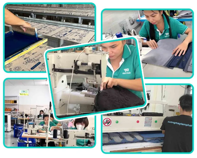 Sản phẩm anh xuong may Tam Phat 997x800 — Balo Túi Xách Tâm Phát - Công Ty TNHH Thời Trang Tâm Phát — MST 0317377580
