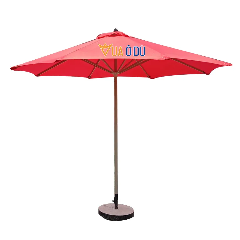Sản phẩm Du dung tam tron 3m mau do 01 — Vua Ô Dù - Công Ty TNHH TMDV Đầu Tư Hoàng Phúc — MST 0317381611