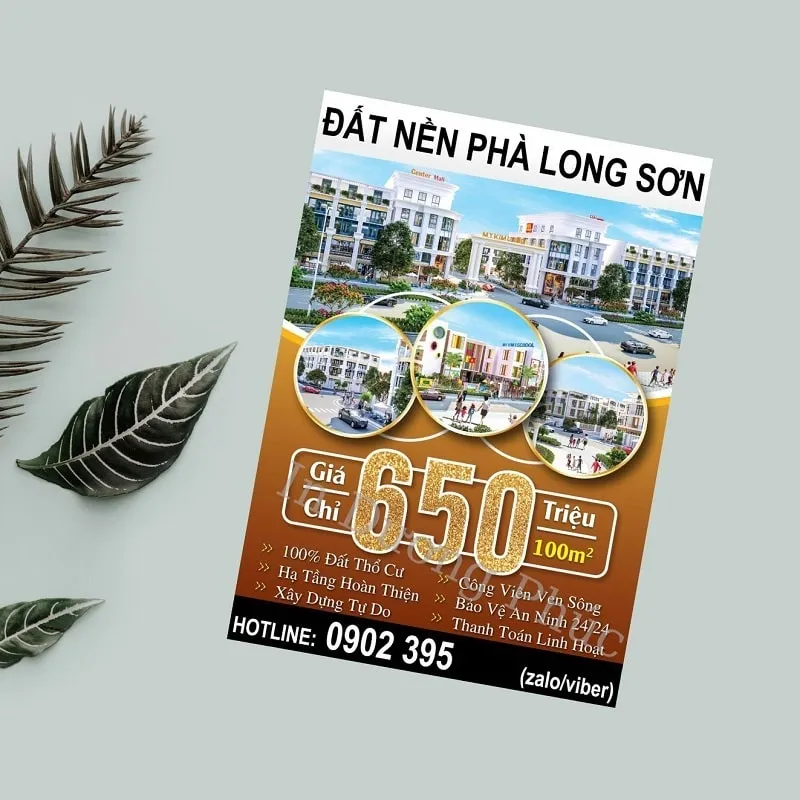 Sản phẩm mau to roi dat nen — In ấn Trọng Nguyễn - Công Ty TNHH Thiết Kế In ấn Trọng Nguyễn — MST 0317418357