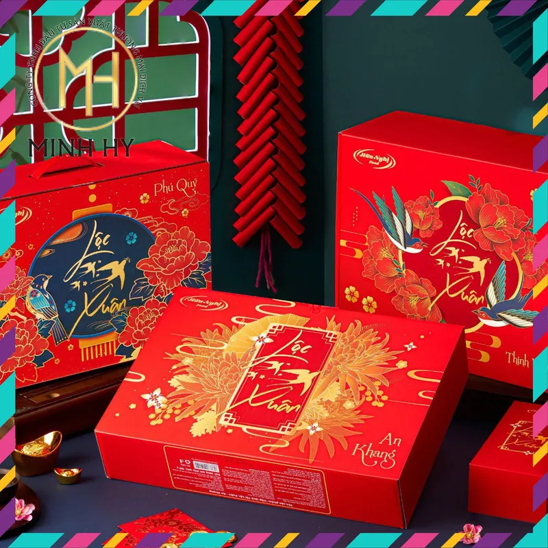 Sản phẩm hop tui qua tet bao bi giay minh hy — Công Ty TNHH Đầu Tư Sản Xuất Thương Mại Dịch Vụ Minh Hy — MST 0317438836