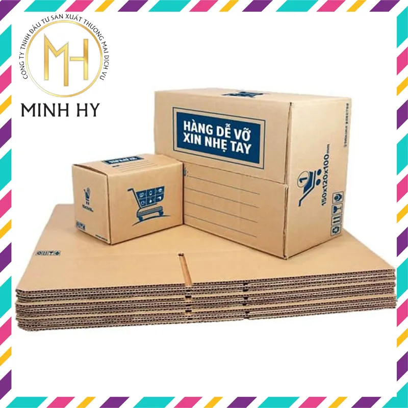 Sản phẩm thung carton bao bi giay minh hy — Công Ty TNHH Đầu Tư Sản Xuất Thương Mại Dịch Vụ Minh Hy — MST 0317438836