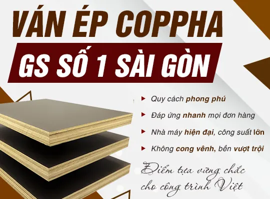 Sản phẩm anhgioithieu copy — Ván ép Coppha GS Số 1 Sài Gòn - Công Ty TNHH GS Số 1 Sài Gòn — MST 0317442568