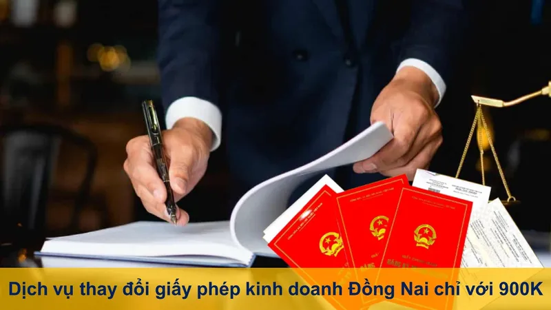 Sản phẩm dich vu thay doi giay phep kinh doanh dong nai — Công Ty TNHH Dịch Vụ Kế Toán Vina — MST 0317519997