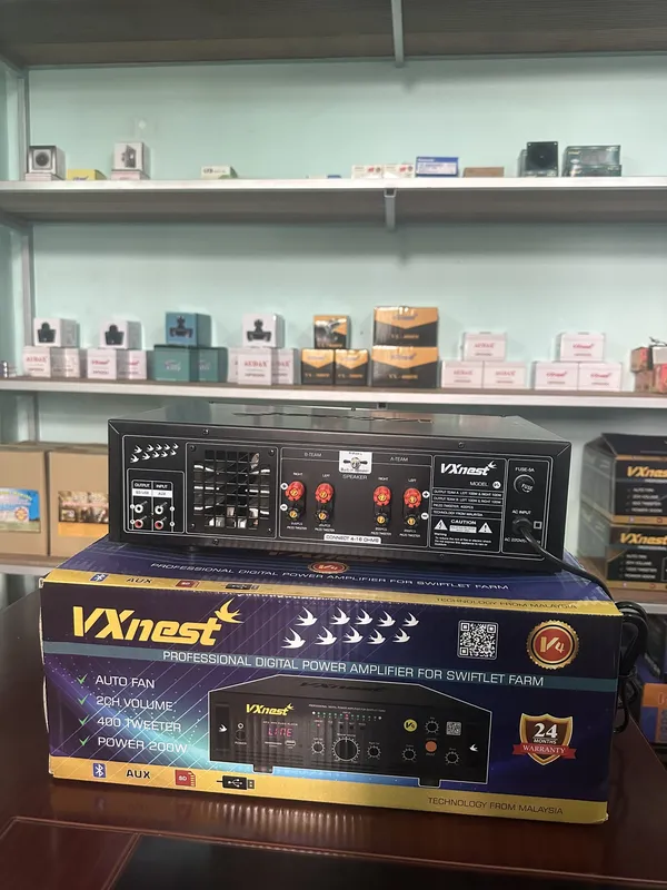Sản phẩm ampli v4 vxnest cong suat tai 400 loa ru_l2539 — Công Ty Thương Mại XNK Yến Vũ Xuân — MST 0317541135