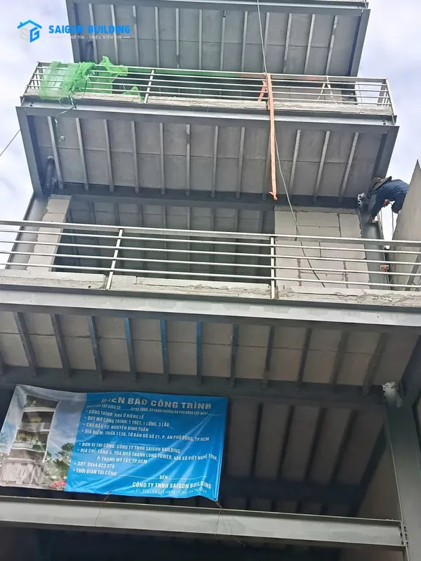Sản phẩm nha khung thep 2 tang tphcm (1) — Xây Dựng Saigon Building - Công Ty TNHH Xây Dựng Saigon Building — MST 0317555233