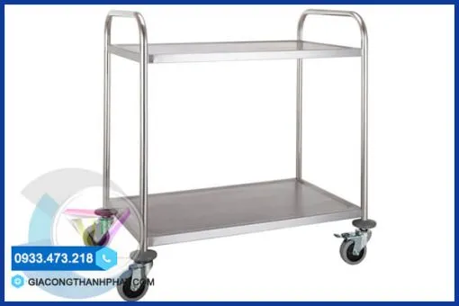 Sản phẩm xe day inox 2 tang 510x340 — Gia Công Thanh Phát - Công Ty Cổ Phần Thương Mại Dịch Vụ Kỹ Thuật Thanh Phát — MST 0317586707