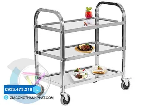 Sản phẩm xe day inox 3 tang 510x340 — Gia Công Thanh Phát - Công Ty Cổ Phần Thương Mại Dịch Vụ Kỹ Thuật Thanh Phát — MST 0317586707
