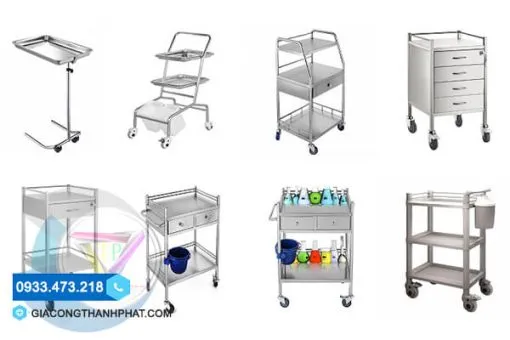 Sản phẩm xe day inox y te 510x340 — Gia Công Thanh Phát - Công Ty Cổ Phần Thương Mại Dịch Vụ Kỹ Thuật Thanh Phát — MST 0317586707