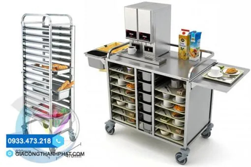 Sản phẩm xe day khay com inox gia re 510x340 — Gia Công Thanh Phát - Công Ty Cổ Phần Thương Mại Dịch Vụ Kỹ Thuật Thanh Phát — MST 0317586707