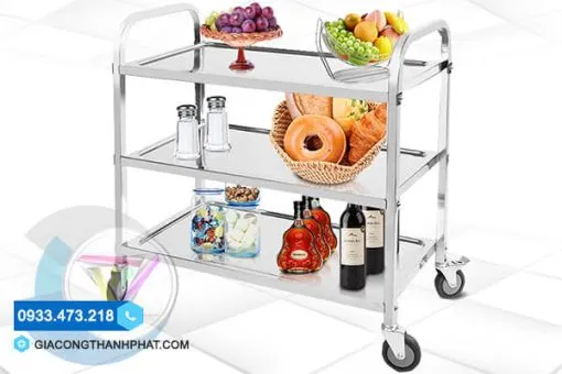Sản phẩm xe day thuc an inox 510x340 — Gia Công Thanh Phát - Công Ty Cổ Phần Thương Mại Dịch Vụ Kỹ Thuật Thanh Phát — MST 0317586707