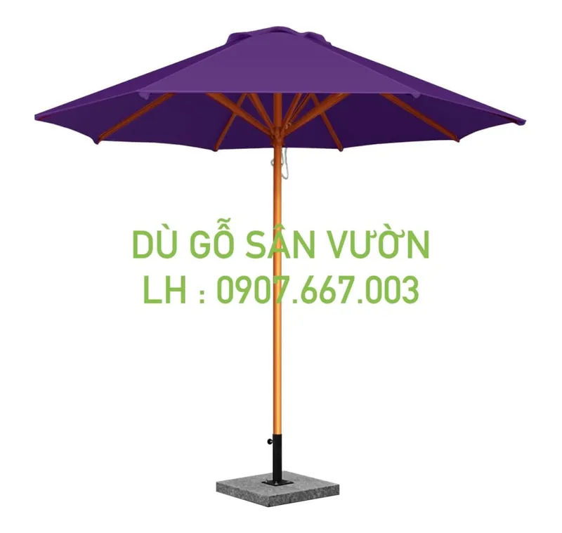 Sản phẩm du go san vuon kich thuoc 3m mau tim 1024x971 — Công Ty Cổ Phần Dù Che Minh Long — MST 0317615482