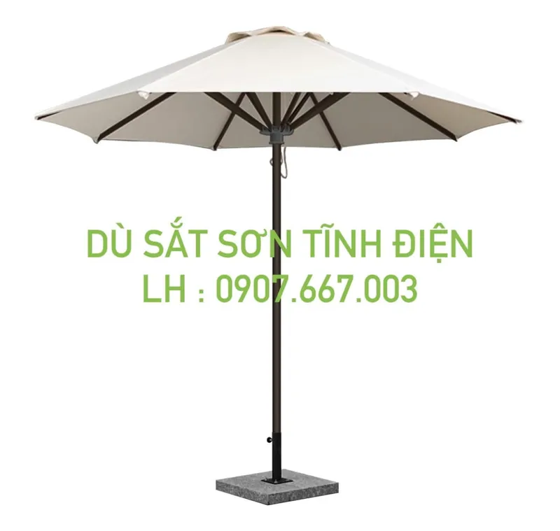 Sản phẩm du sat son tinh dien kich thuoc 3m mau kem 1 tang 1 1024x971 — Công Ty Cổ Phần Dù Che Minh Long — MST 0317615482