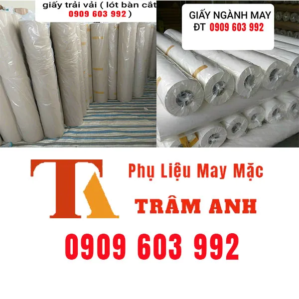 Sản phẩm giay in so do nganh may — Công Ty TNHH Sản Xuất Thương Mại Dịch Vụ Trâm Anh — MST 0317673188